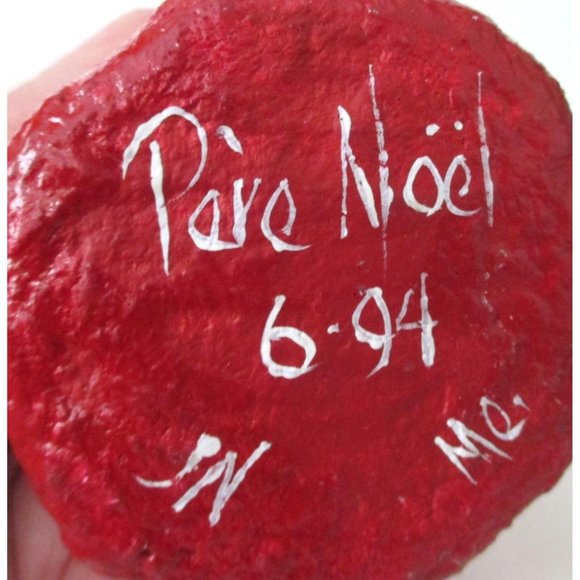 Vintage Santa Figure - Primitive Country Rustic Christmas Decor -  Artist Signed - Picture 6 of 6